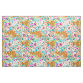 SO LUSCIOUS buntes Boho BlumenAquarell Stoff (Fat Quarter (45,7 x 55,9 cm))