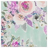 SO LUSCIOUS buntes tadelloses Boho Blumenmuster Stoff (Nahaufnahme)