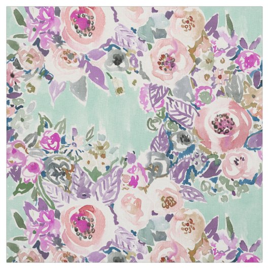 SO LUSCIOUS buntes tadelloses Boho Blumenmuster Stoff (Muster)