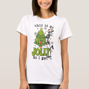 So lustig bin ich eben: Lustiger Skelett- und Baum T-Shirt
