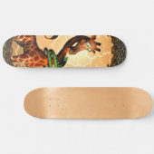 So lustige, niedliche Giraffe Skateboard (Horizontal)
