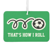 So mache ich einen lustigen Fußball-Lufterfrischer Autolufterfrischer (Rückseite)