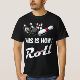 So mache ich Spaß Bowling Team Männer Frauen Kind T-Shirt