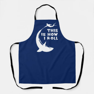 So mache ich - tauchen mit dem Hai Schürze