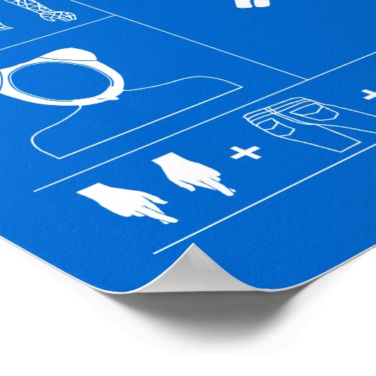 So machen Sie eine Frau mit Ihrem Computer Poster (Ecke)