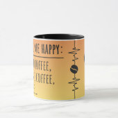 So machen Sie mich glücklich Tasse - Funny Heartbe (Zentrum)