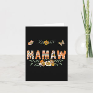 So machte Gott eine Mamaw Blume glückliche Mütter  Karte