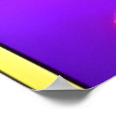 So mächtig wie ein Schwert. Bearbeitbarer Text. Poster (Ecke)