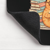 So Many Books Little Time Cat With Coffee Mousepad (Ecke)