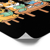 So Many Books Little Time Dog Reading Group Poster (Ecke)