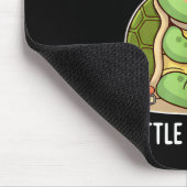 So Many Books Little Time Turtle Scholar Mousepad (Ecke)