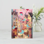 SO MANY VALENTINES FOR DELIVERY KARTE (Stehend Vorderseite)