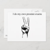So meine eigenen Prostatakrüfungen Postkarte (Vorne/Hinten)