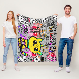 So Meowgical Fleece Blanket von Theater ・ Denken