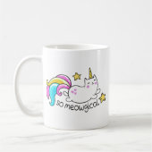 So Meowgical niedliche Unicorn Kaffeetasse (Links)