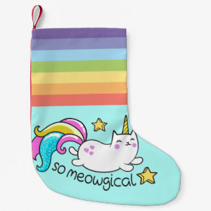 So Meowgical niedliche Unicorn Kleiner Weihnachtsstrumpf