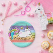 So Meowgical niedliche Unicorn Pappteller (Party)