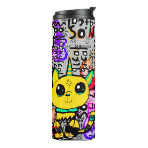 So Meowgical Thermal Tumbler by Theater ・ Denken Thermosbecher