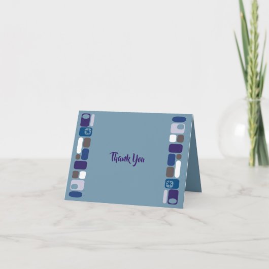 SO MOD Bar Bar Mitzvah Thank You Card Dankeskarte (Vorderseite)