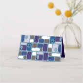 SO MOD Bar Bat Mitzvah Sitzescortkarte Platzkarte (Rückseite)