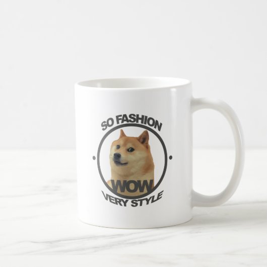 So Mode, so Doge Kaffeetasse (Rechts)