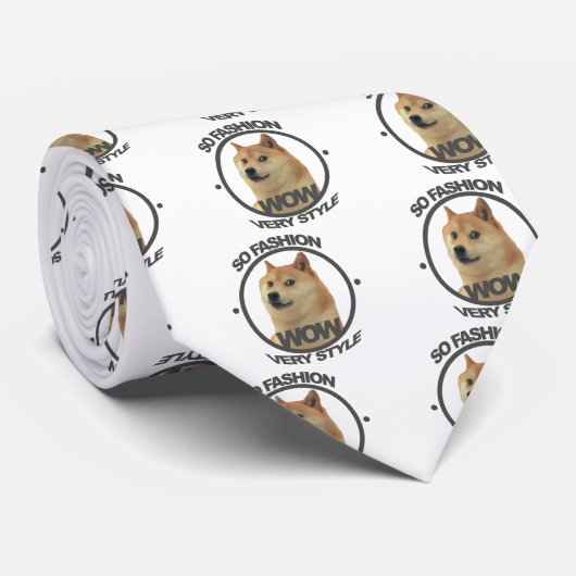 So Mode, so Doge Krawatte (Gerollt)