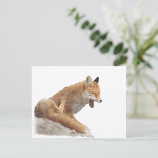 so müde 2 postkarte (Stehend Vorderseite)