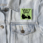 So nehme ich das Abzeichen "Golf Cart Funny Button (Beispiel)