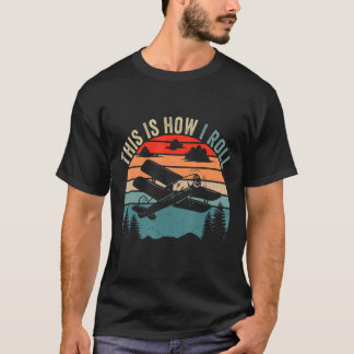 So nehme ich den Retro-Pilot für Vintage Flugzeuge T-Shirt