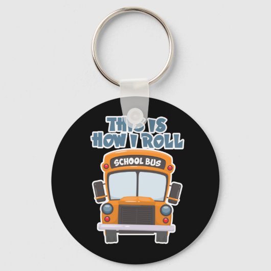 So nehme ich den Schulbusfahrer Schlüsselanhänger (Vorderseite)