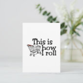 So nehme ich den Warenkorb Postkarte (Stehend Vorderseite)