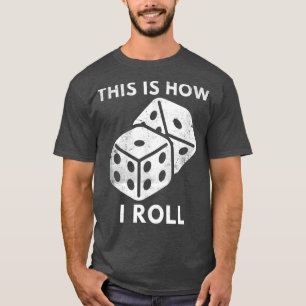 So nehme ich die Spielabend Retro Casino Dice Pl T-Shirt