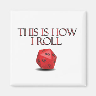 So nehme ich lustige RPG Würfel Magnet