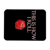 So nehme ich lustige RPG Würfel Magnet (Horizontal)