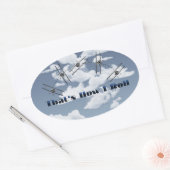 So nehme ich ovaler aufkleber (Umschlag)