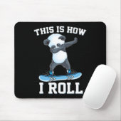So nehme ich Panda Snowboarden Mousepad (Mit Mouse)