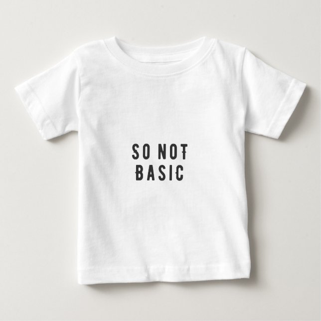 So nicht grundlegend baby t-shirt (Vorderseite)