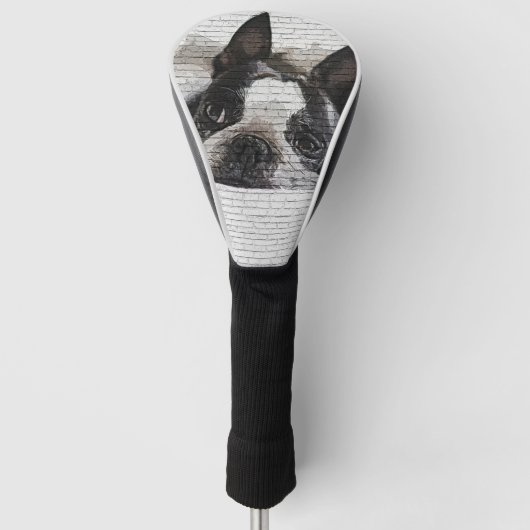 So Niedlich Boston Terrier Dog Golf Headcover (Vorderseite)