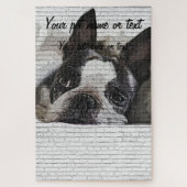 So Niedlich Boston Terrier Dog Puzzle (Vertikal)