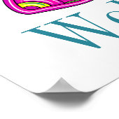 So Niedlich Butterfly Theme Teacher Poster (Ecke)