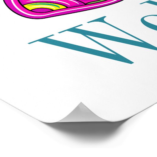 So Niedlich Butterfly Theme Teacher Poster (Ecke)