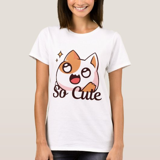 So Niedlich Cat T - Shirt (Vorderseite)