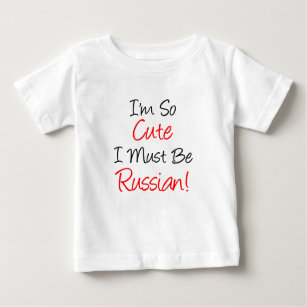 So Niedlich muss Russland sein Baby T-shirt