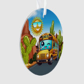 SO NIEDLICH School Bus Ornament (Vorderseite)