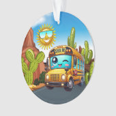 SO NIEDLICH School Bus Ornament (Vorderseite)