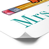 So Niedlich Teacher Poster (Ecke)