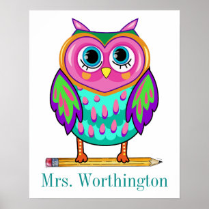 So Niedlich Teacher Poster