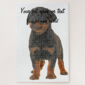 So Niedlich, Welpe Rottweiler Dog Puzzle (Vertikal)