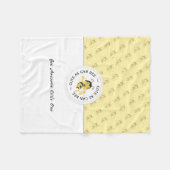 So Niedlich wie möglich ist Cartoon | Personalisie Fleecedecke (Vorderseite (Horizontal))