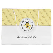 So Niedlich wie möglich ist Cartoon | Personalisie Große Geschenktüte (Rückseite)